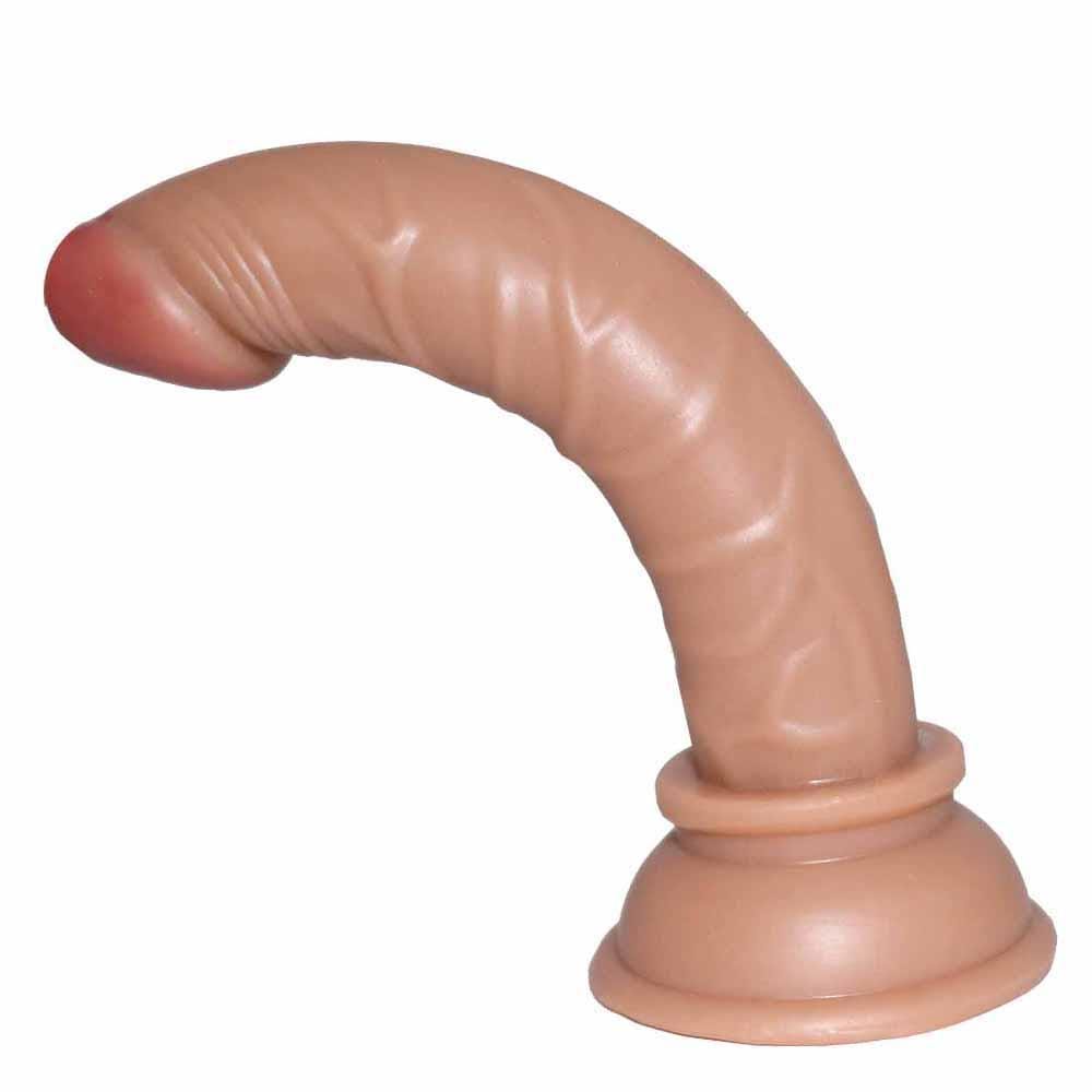 Spanksy 5" Beginners Suction Base Dildo Brown - Spanksy