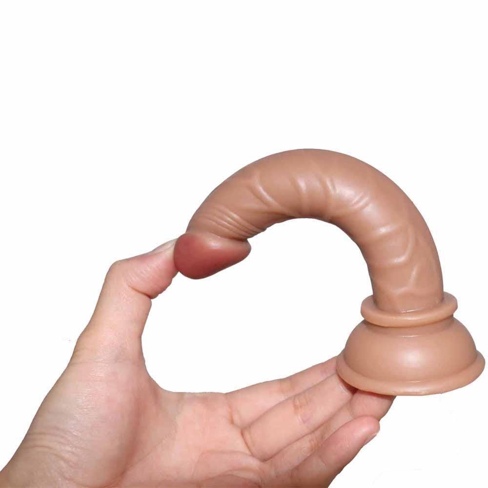 Spanksy 5" Beginners Suction Base Dildo Brown - Spanksy