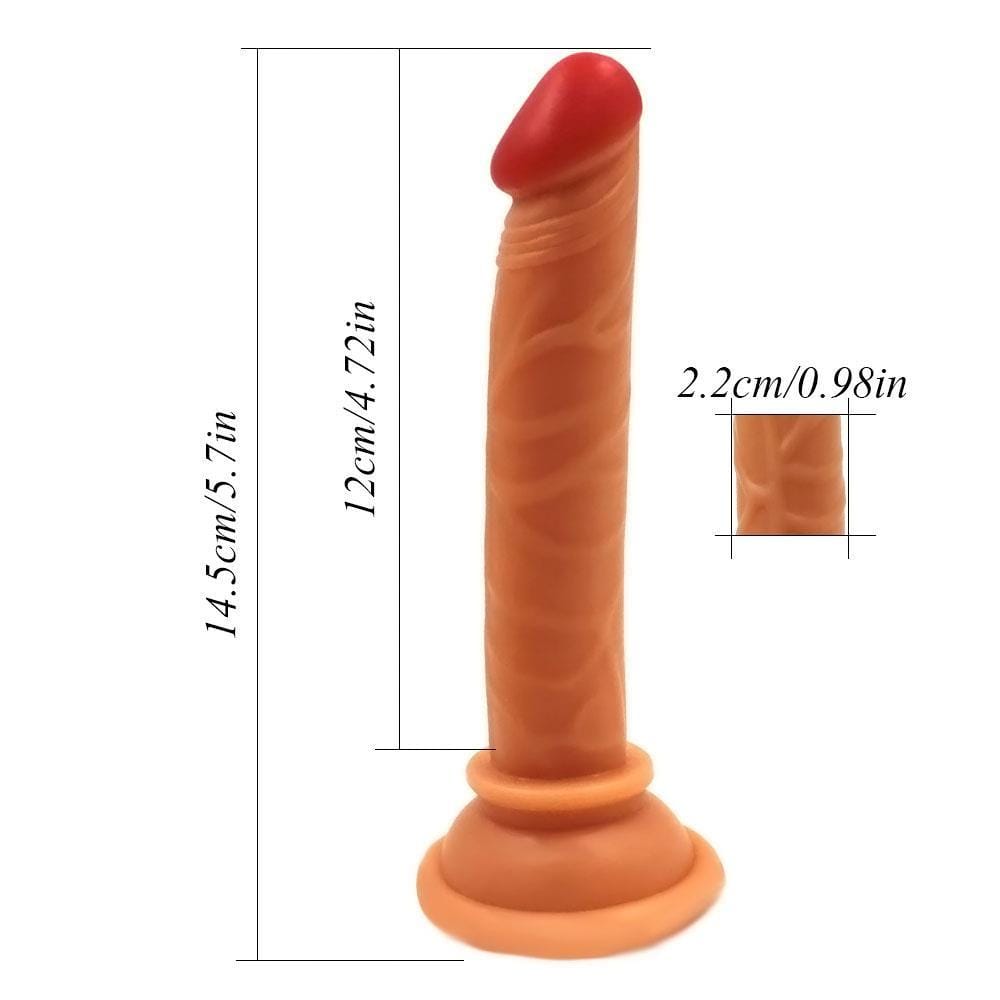 Spanksy 5" Beginners Suction Base Dildo Nude - Spanksy