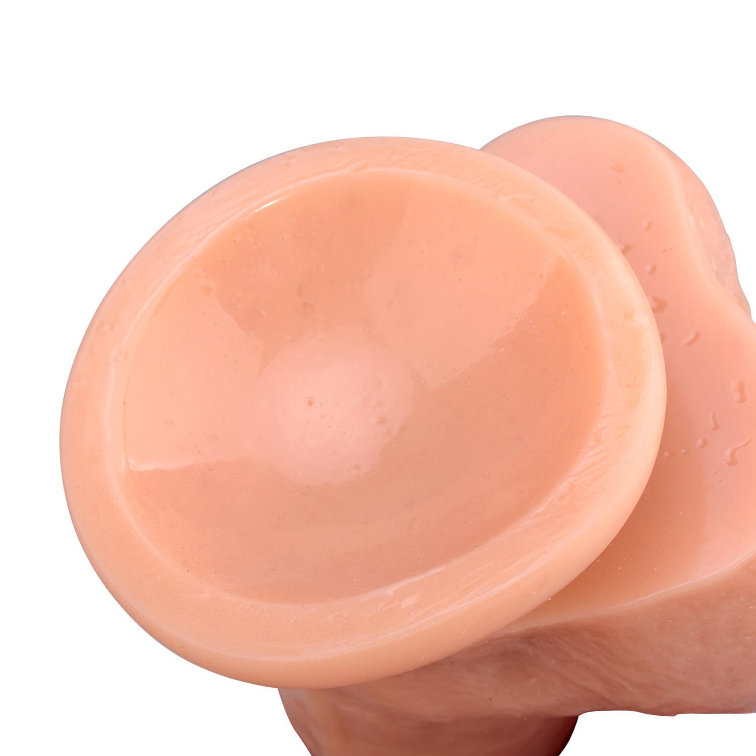 Spanksy 9" Suction Base Dildo in Nude - Spanksy