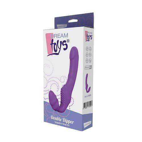 Rechargeable Silicone Strapless Orgasmic Vibrating Dildo - Spanksy