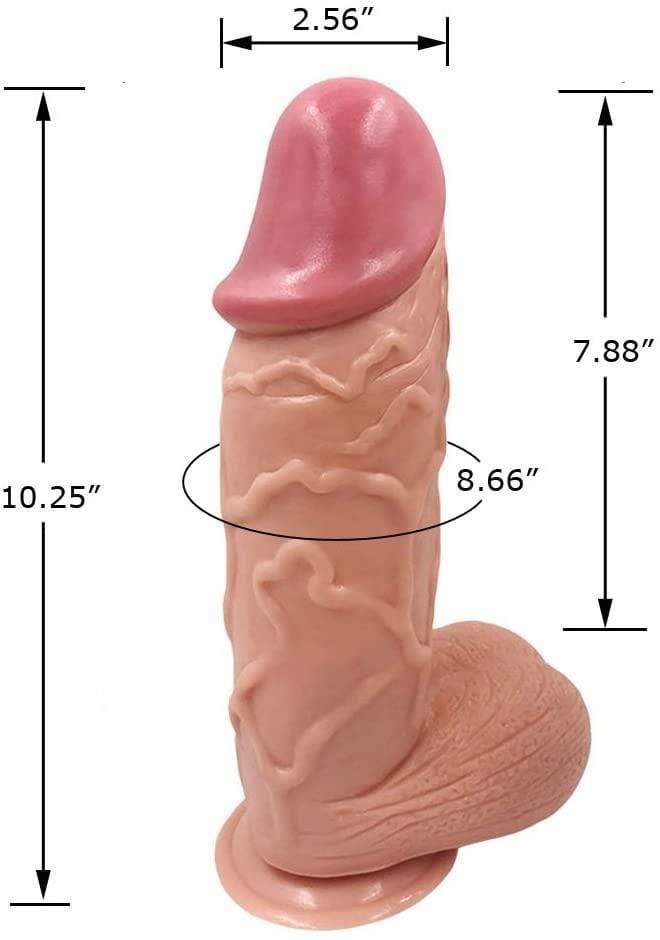 Huge Dildo Sex Toy XL Size Realistic Dildo Strap On Harness Set - Spanksy