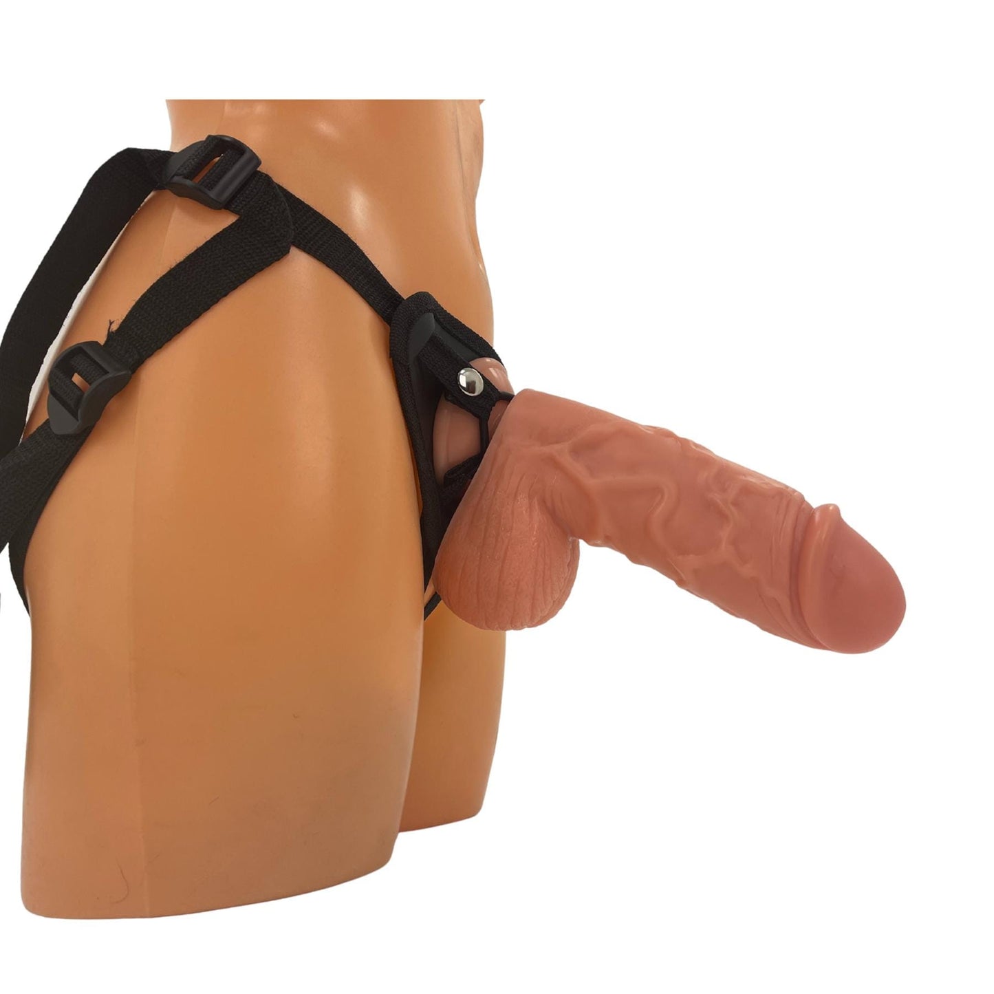 Huge Dildo Sex Toy XL Size Realistic Dildo Strap On Harness Set - Spanksy