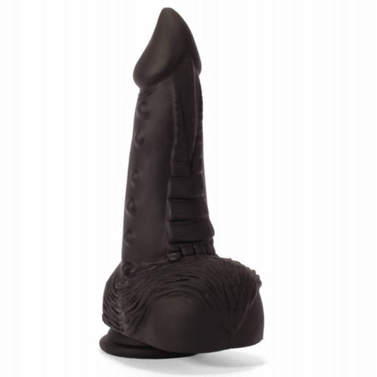 Huge Black Thick Monster Tentacle Dildo Anal Toy Girthy Size Silicone 8.5 Inches - Spanksy