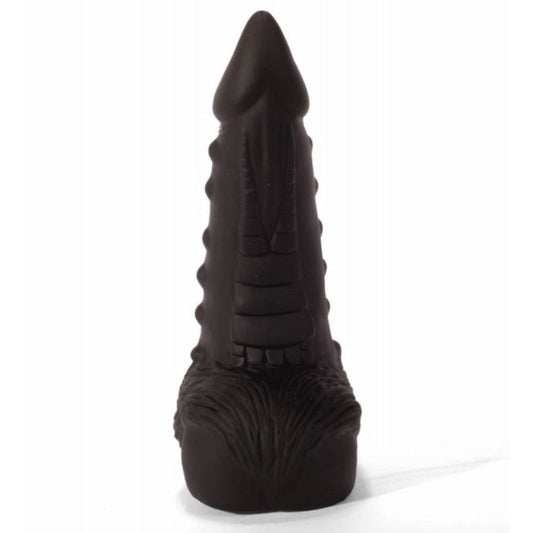 Huge Black Thick Monster Tentacle Dildo Anal Toy Girthy Size Silicone 8.5 Inches - Spanksy