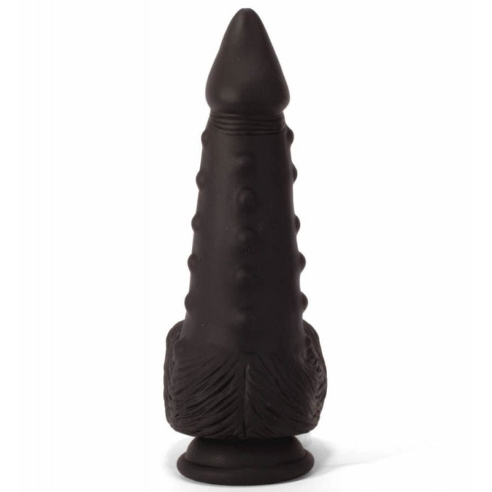 Huge Black Thick Monster Tentacle Dildo Anal Toy Girthy Size Silicone 8.5 Inches - Spanksy