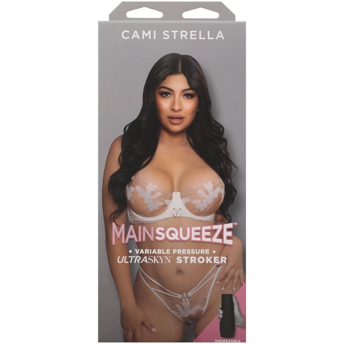 Main Squeeze Cami Strella Ultraskyn Stroker Pussy - Masturbator, Textured Sleeve