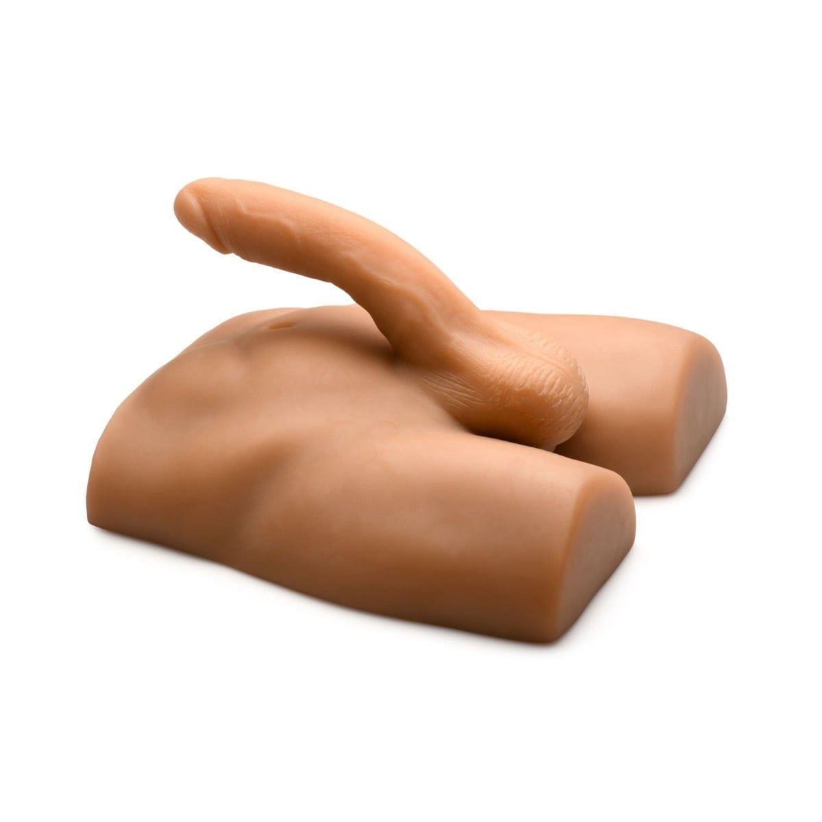 JOCK Ass Masturbator w/ Poseable Dildo - Masturbator, Dildo, Textured Sleeve