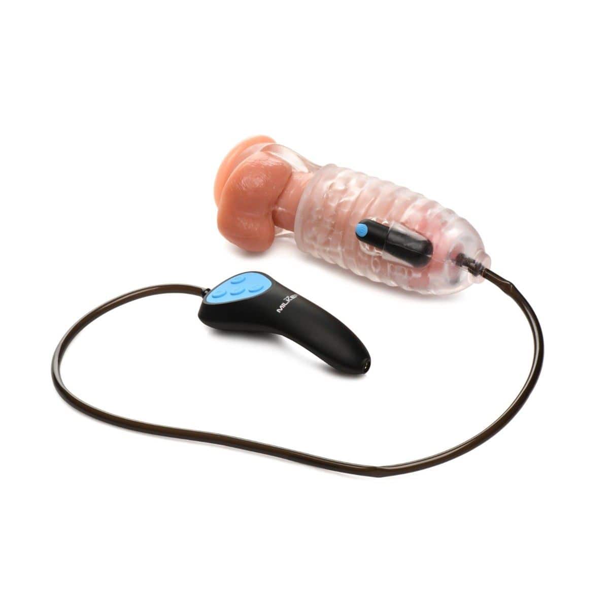 Lovebotz Mini Handheld Milker Suction Masturbator Clear - Masturbator, Suction
