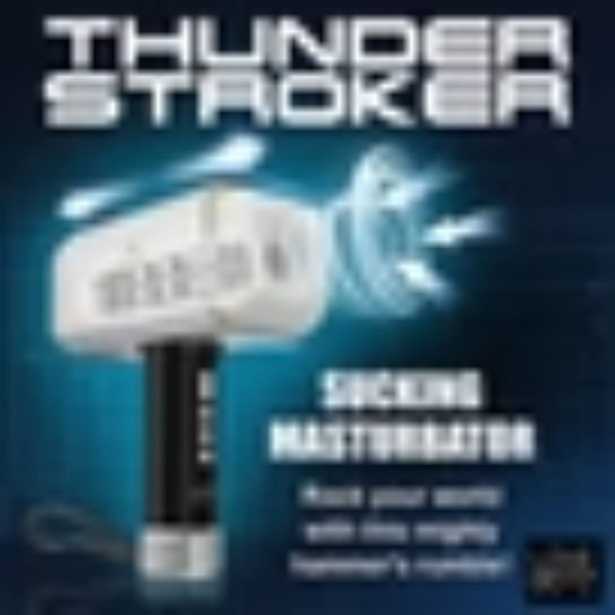 Thunder Stroker Sucking Masturbator - Masturbator, Textured Sleeve Adult Toy