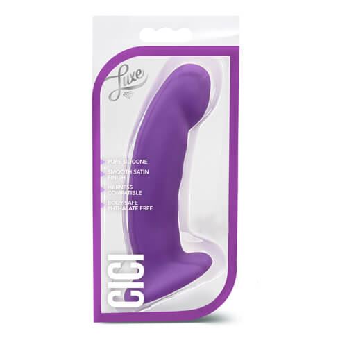 6.5 Inch Silicone G Spot or P Spot Dildo with Suction Base