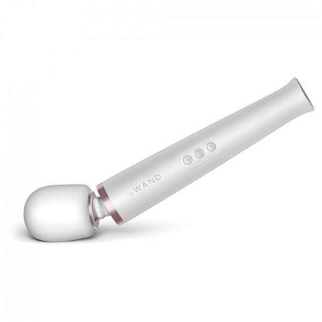 Le Wand Wand Vibrators Le Wand Rechargeable Massager White - Multiple Vibration Modes, USB Rechargeable