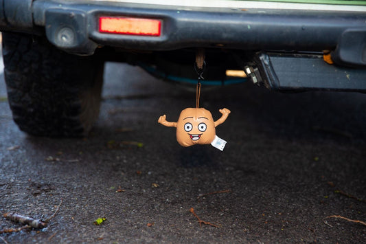 Balldo Balldo Chuck Toy - Scrotum Shaped Mascot & Novelty Key Chain