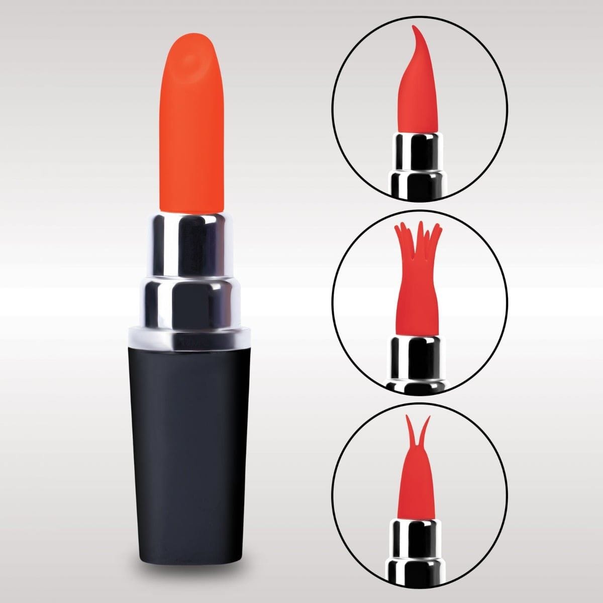 Bodywand Clitoral Vibrators Bodywand Date Night Kiss Kiss Lipstick Vibe - multiple vibration modes