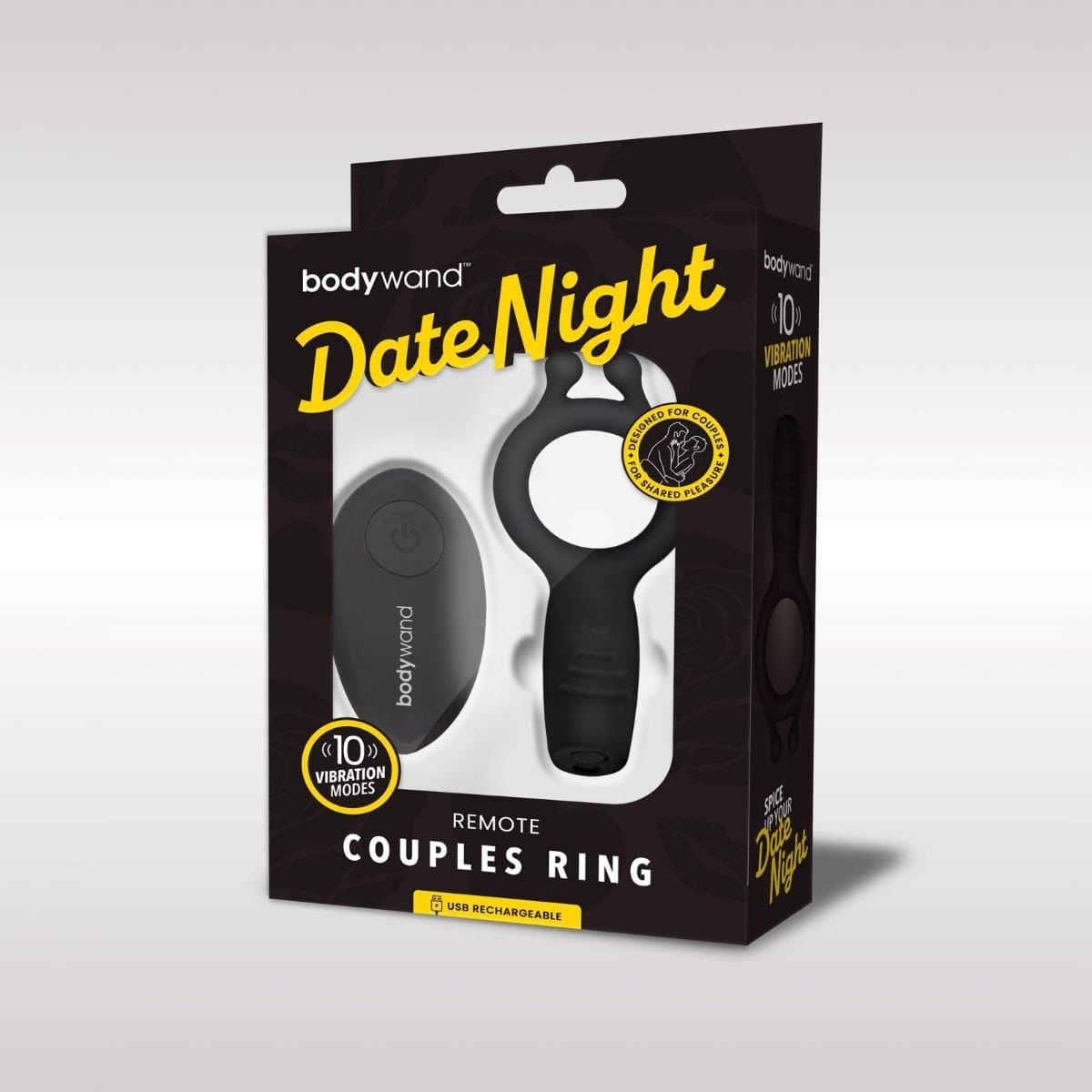 Bodywand Cock Rings Bodywand Date Night Vibrating Couples Ring With Remote - Remote Control