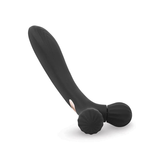 Bodywand Wand Vibrators Bodywand I.D. Roller All In One Vibrating Massager Black