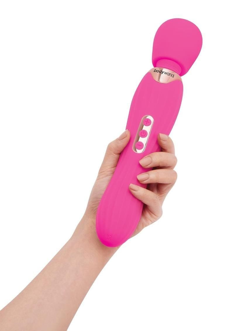 Bodywand Wand Vibrators Bodywand Rumble Wand 12 Inch Hot Pink - Multiple Vibration Modes, Body-Safe