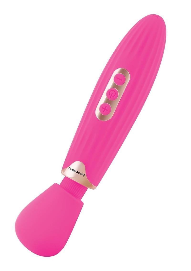 Bodywand Wand Vibrators Bodywand Rumble Wand 8 Inch Hot Pink - Multiple Vibration Modes, Body-Safe