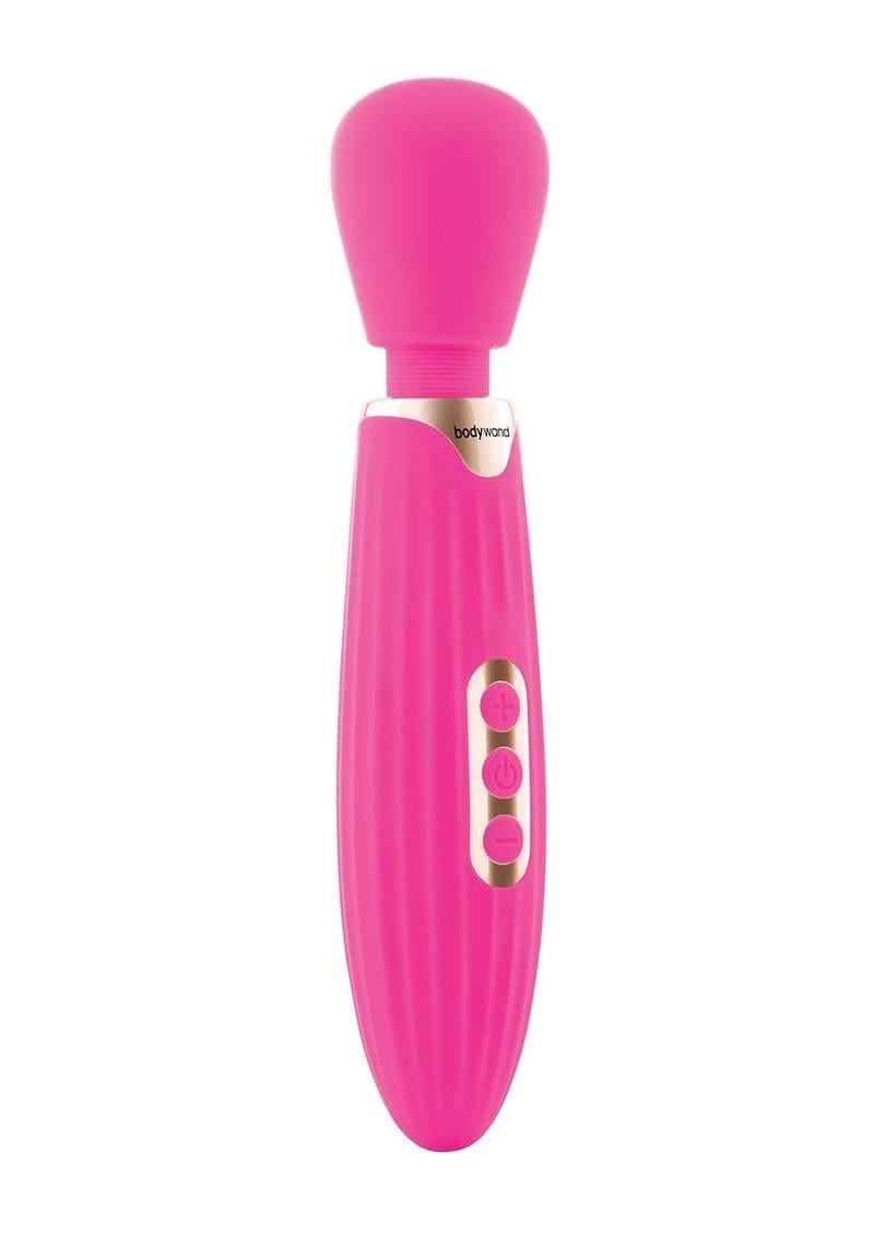 Bodywand Wand Vibrators Bodywand Rumble Wand 8 Inch Hot Pink - Multiple Vibration Modes, Body-Safe