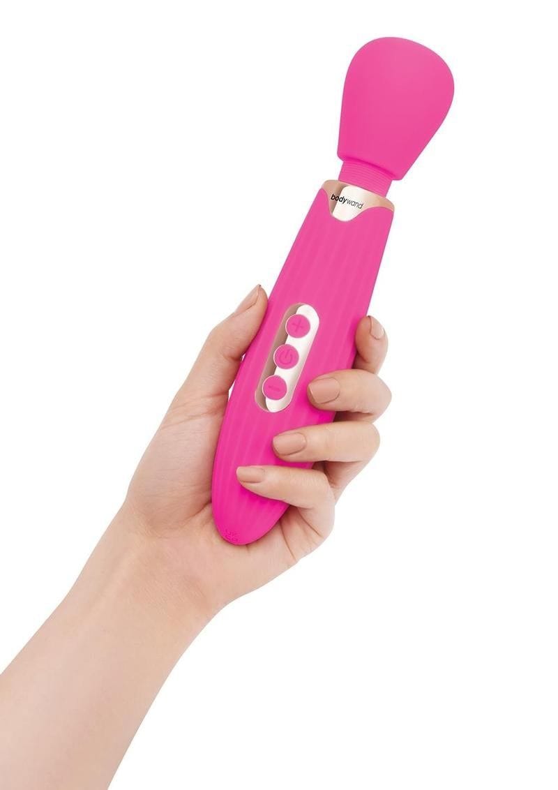 Bodywand Wand Vibrators Bodywand Rumble Wand 8 Inch Hot Pink - Multiple Vibration Modes, Body-Safe