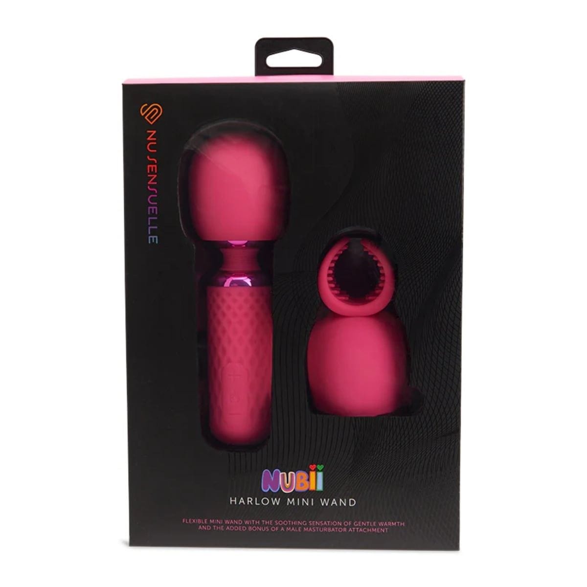 Harlow Nubii Mini Wand Masturbator Pink - Masturbator, Multi-Speed, Vibrating