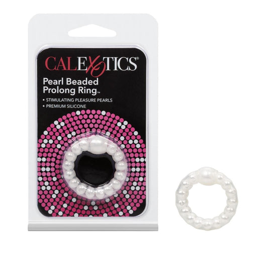 California Exotics Cock Rings CalExotics Pearl Bead Prolong Ring - Textured Stamina Support Waterproof