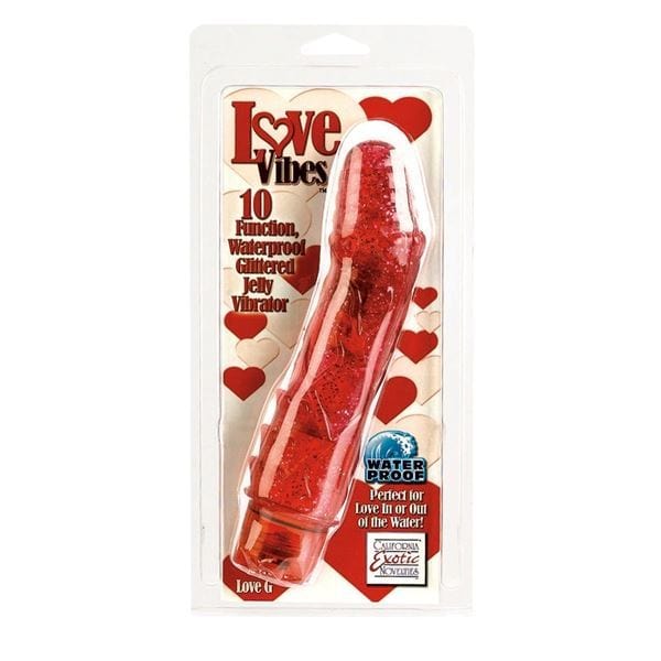 California Exotics G Spot Vibrator CalExotics Love Vibes - Love G Curved G-Spot Vibrator Waterproof Vibrating