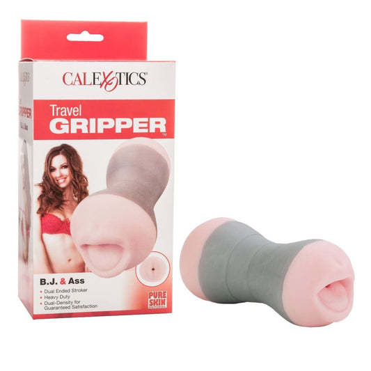 California Exotics Male Masturbators CalExotics Travel Gripper - B.J. & Ass Dual Ended Stroker Discreet Anal