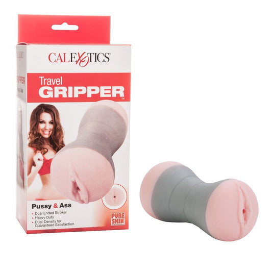 California Exotics Male Masturbators CalExotics Travel Gripper - Dual Ended Pussy & Ass Masturbator