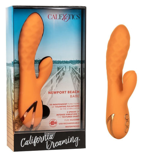 California Exotics Realistic Vibrators California Dreaming Newport Beach Babe: Rolling Pleasure Vibrator Silicone