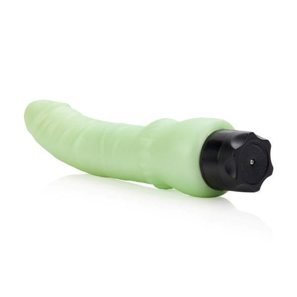 California Exotics Realistic Vibrators Waterproof Glow in the Dark Stud Mint: Luminous Multi Speed Vibrator
