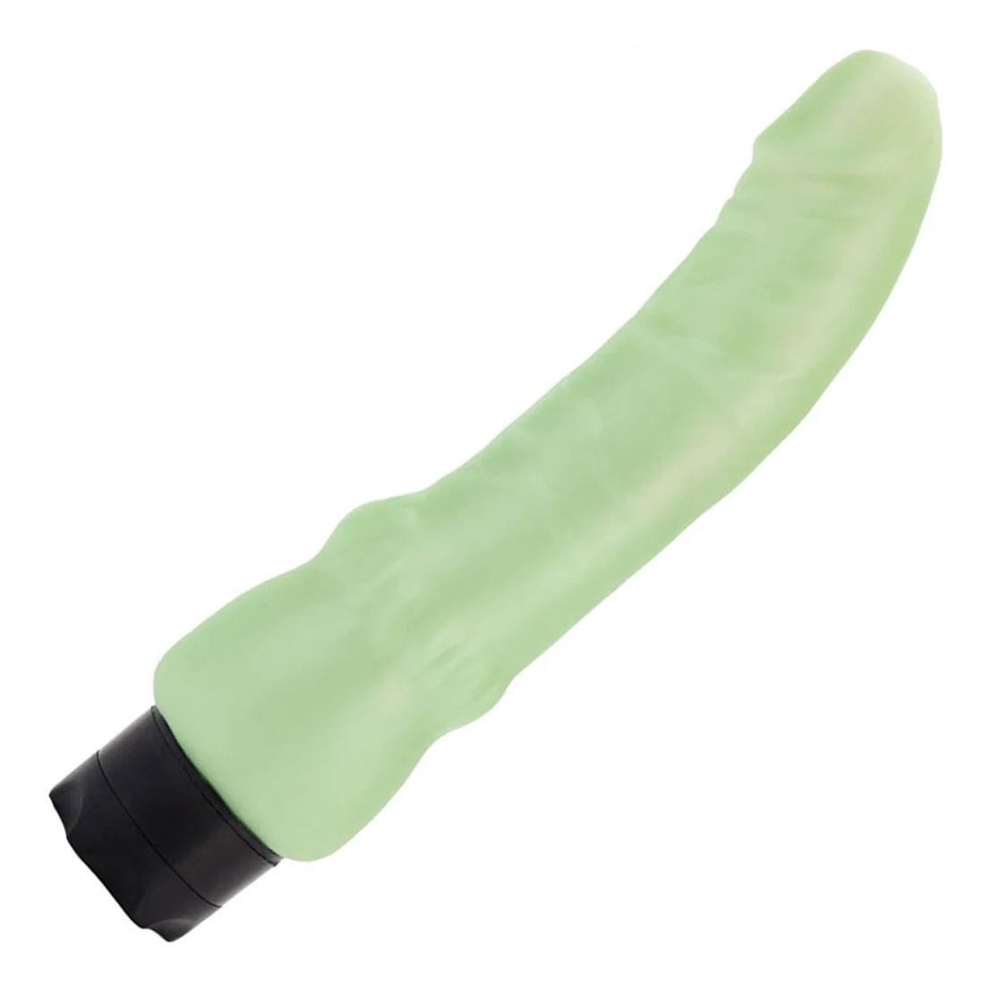 California Exotics Realistic Vibrators Waterproof Glow in the Dark Stud Mint: Luminous Multi Speed Vibrator