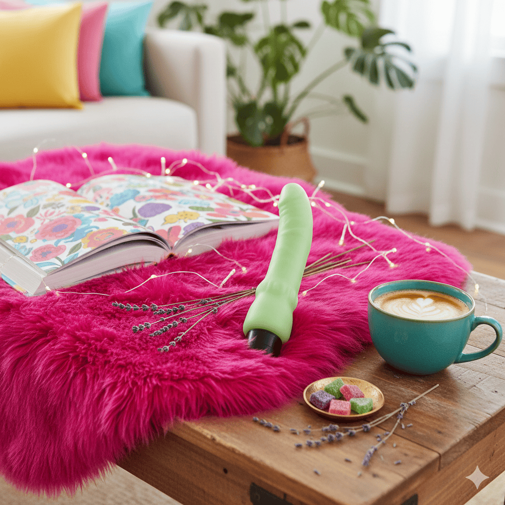 California Exotics Realistic Vibrators Waterproof Glow in the Dark Stud Mint: Luminous Multi Speed Vibrator