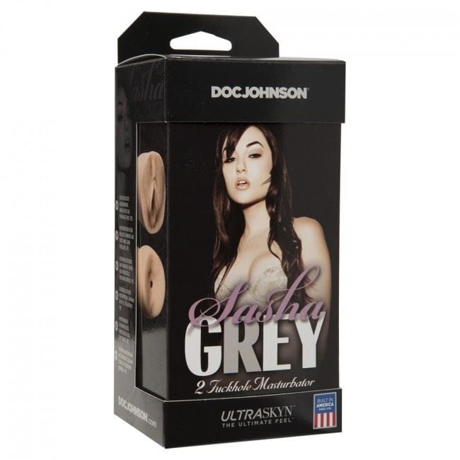 Sasha Grey 2 Fuckhole Masturbator White O - Male Masturbator