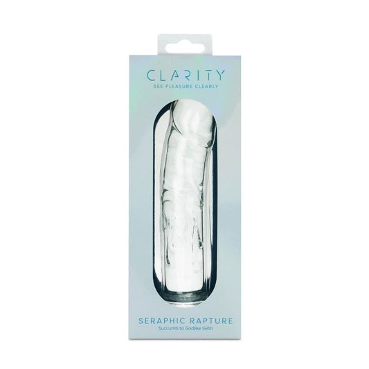Clarity Realistic Dildos Clarity Seraphic Rapture Sculpted Glass Dildo - 7" Contoured Pleasure