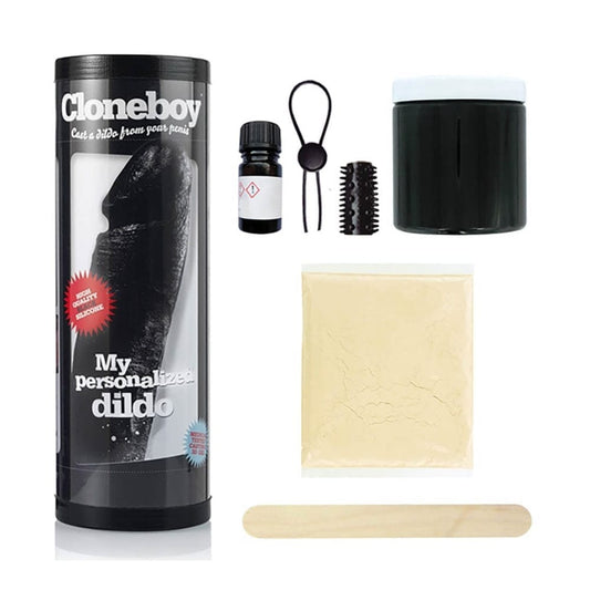 Cloneboy Clone Boy Kit - Personalised Penis Mould Clone A Willy Sex Toy Set - Black Silicone Rubber