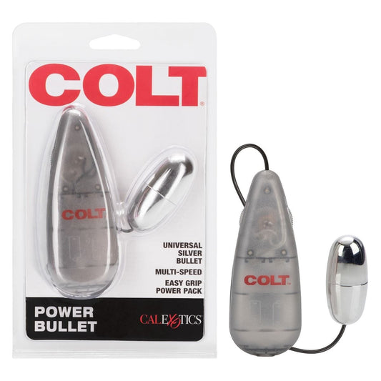 COLT Bullets COLT Multi Speed Power Pak Bullet: Wired Silver Bullet Vibrator