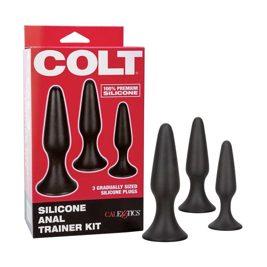 COLT Butt Plugs COLT Silicone Anal Trainer Kit: 3 Piece Graduated Plug Set