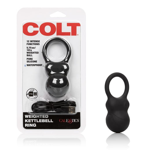 COLT Cock Rings COLT Weighted Kettlebell Vibrating Cock Ring – 12‑Function Silicone