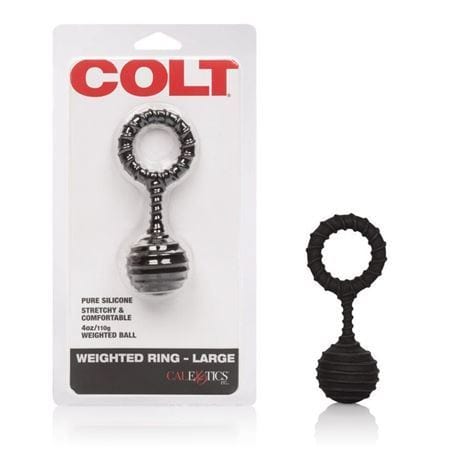 COLT Cock Rings COLT Weighted Ring Large - Textured Silicone Cock Ring with Weight Silicone