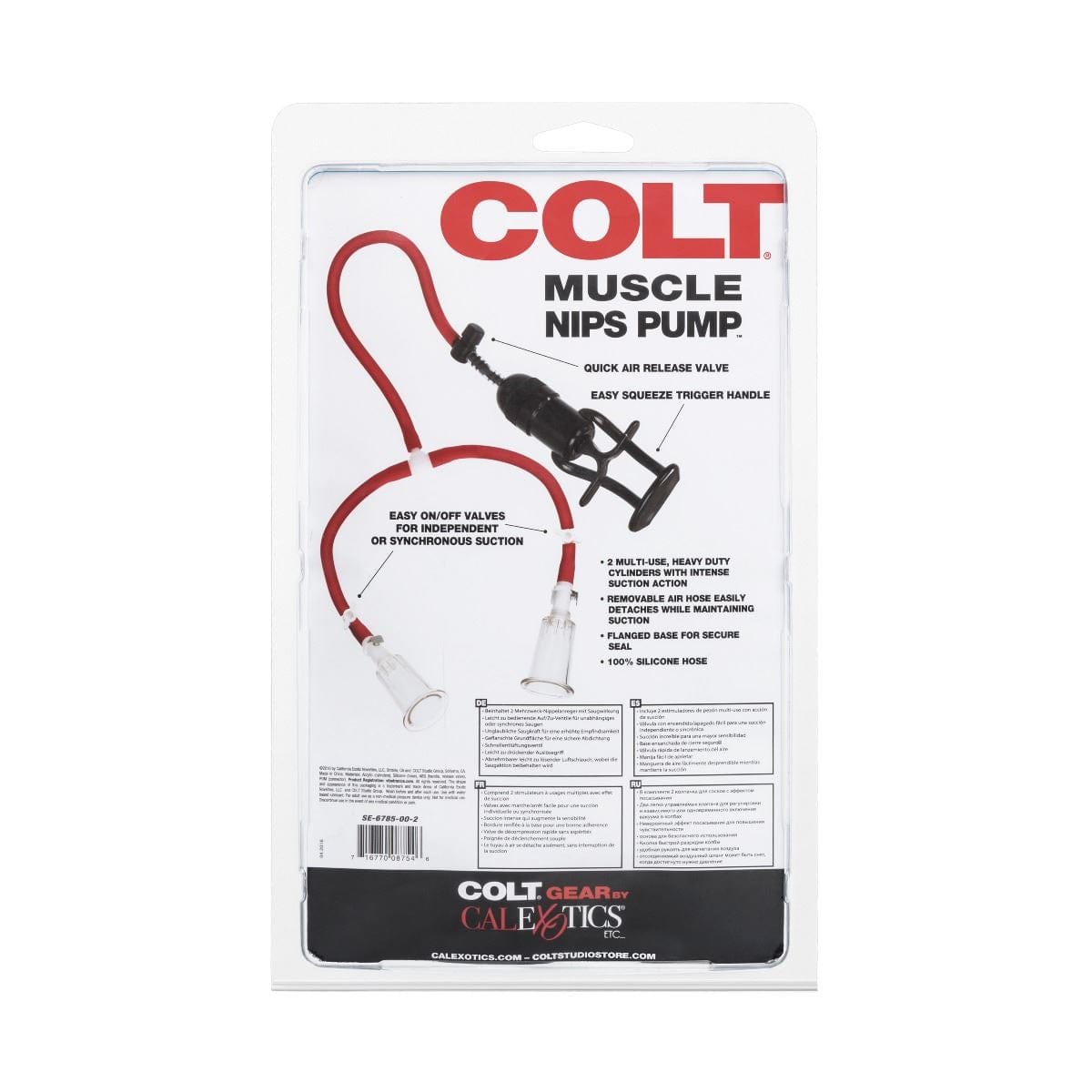 COLT COLT Muscle Nips Pump - Intense Dual Nipple Suction System Silicone