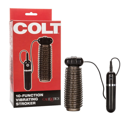 COLT Male Masturbators COLT 10 Function Vibrating Stroker - Smoke Vibrating