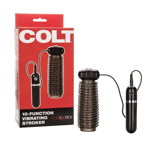 COLT Male Masturbators COLT 10 Function Vibrating Stroker - Smoke Vibrating