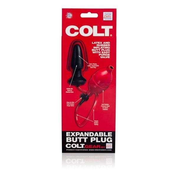 Colt Range Butt Plugs COLT Expandable Inflatable Anal Butt Plug Black