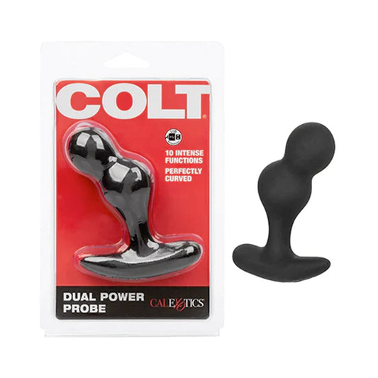 COLT Realistic Vibrators COLT Dual Power Probe: Rechargeable Bulbous Anal Vibrator
