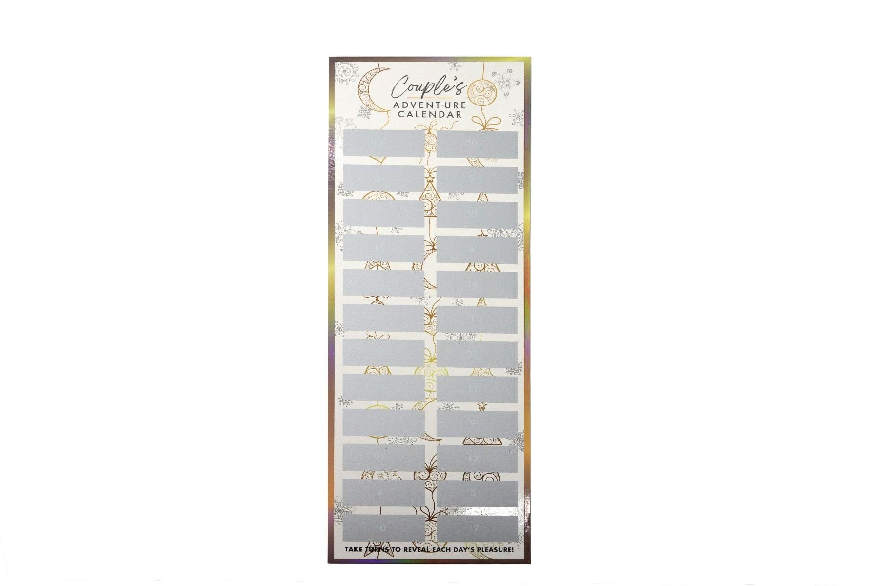 Creative Conceptions LTD Couple's Advent ure Scratch Calendar - 24 Sexy Surprises Couples