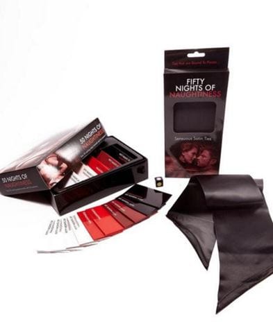 Creative Conceptions LTD Fifty Nights of Naughtiness Bundle - Game & Satin Ties