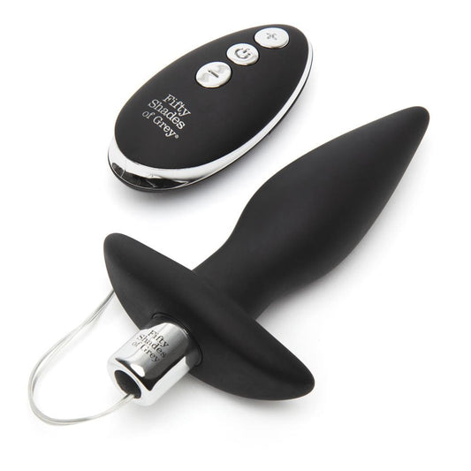Creative Conceptions LTD Fifty Shades of Grey Relentless Vibrations Remote Control Butt Plug Silicone