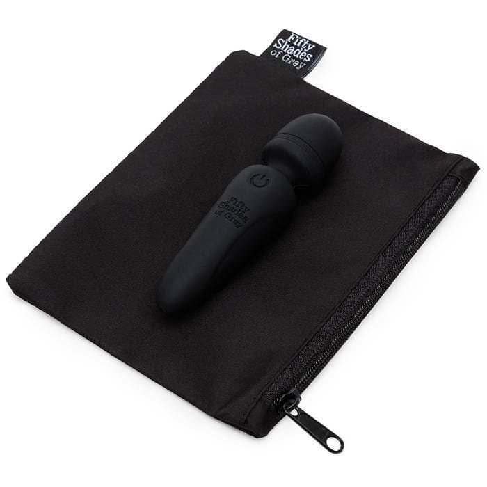 Creative Conceptions LTD Fifty Shades Sensation Rechargeable Mini Wand Vibrator Silicone Vibrating