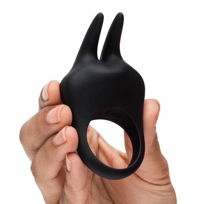 Creative Conceptions LTD Fifty Shades Sensation Rechargeable Vibrating Rabbit Love Ring Silicone